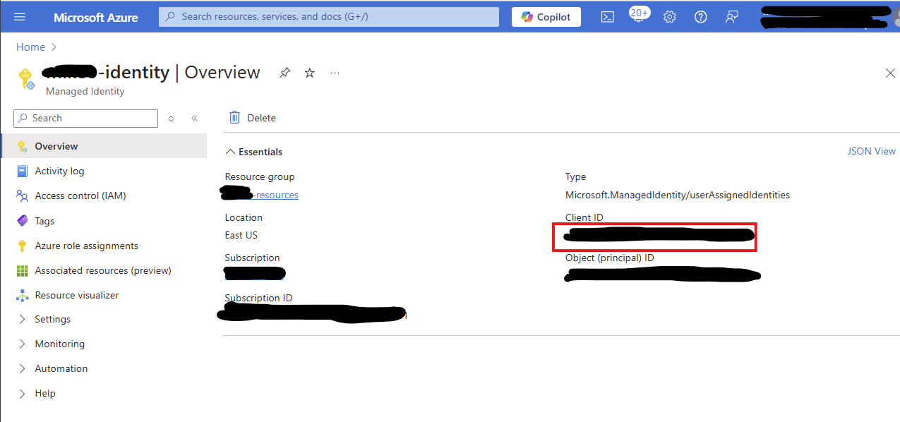 get client id